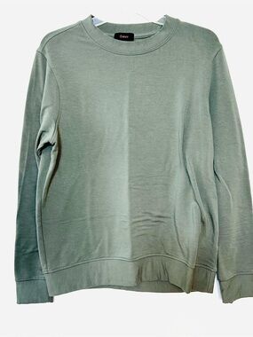 Quince Men's Sage Green Crewneck Sweatshirt Small.